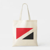 Vlag van het Vorstendom Sealand Tote Bag (Achterkant)