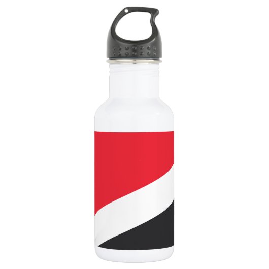 Vlag van het Vorstendom Sealand Waterfles (Voorkant)