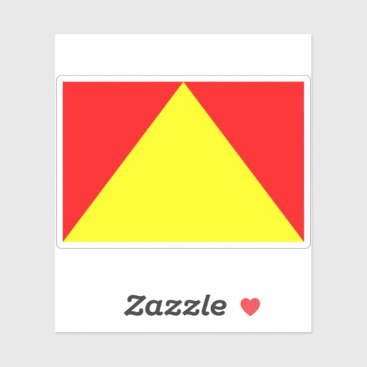 Vlag van het Vorstendom Trinidad Sticker (Vel)