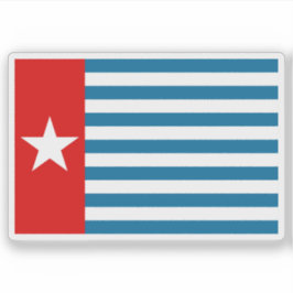 Vlag van het West-Papoea-volk, Papoea-Nieuw-Guinea Sticker