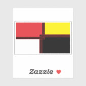 Vlag van het Yucateeks Maya volk, Mexico Sticker (Vel)