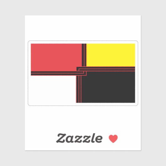 Vlag van het Yucateeks Maya volk, Mexico Sticker (Vel)