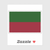 Vlag van het Zapoteekse volk, Mexico Sticker (Vel)