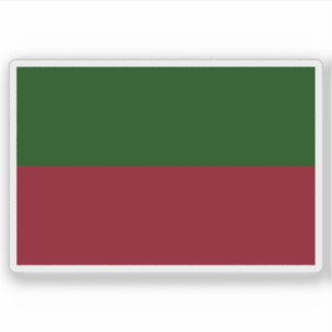 Vlag van het Zapoteekse volk, Mexico Sticker