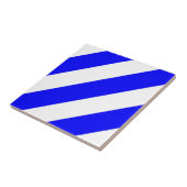 vlag van het zeemijlmerk van het zes-symbool tegeltje (Zijkant)