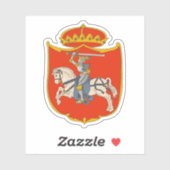 Vlag van het Zweedse Litouwen, Zweden Sticker (Vel)