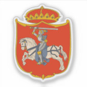 Vlag van het Zweedse Litouwen, Zweden Sticker (Voorkant)