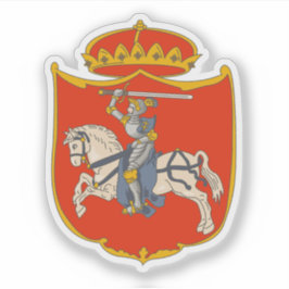 Vlag van het Zweedse Litouwen, Zweden Sticker