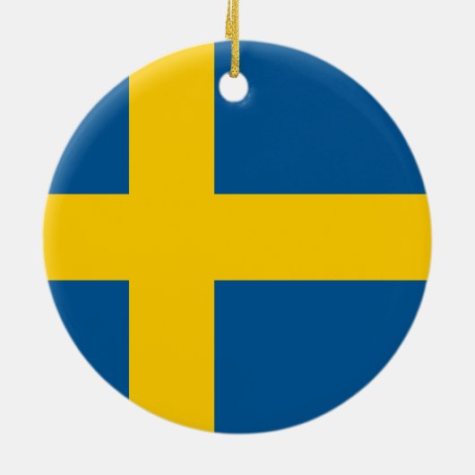 Vlag van het Zweedse Ornament (Achterkant)