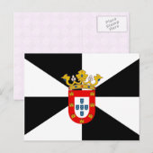Vlag van hoge kwaliteit Ceuta Briefkaart (Voorkant / Achterkant)