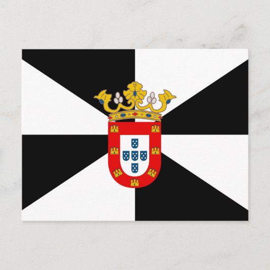 Vlag van hoge kwaliteit Ceuta Briefkaart (Voorkant)