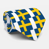 Vlag van hoge kwaliteit in Zweden Stropdas (Opgerold)