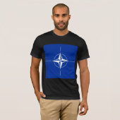 Vlag van hoge kwaliteit van de NAVO T-shirt (Voorkant volledig)