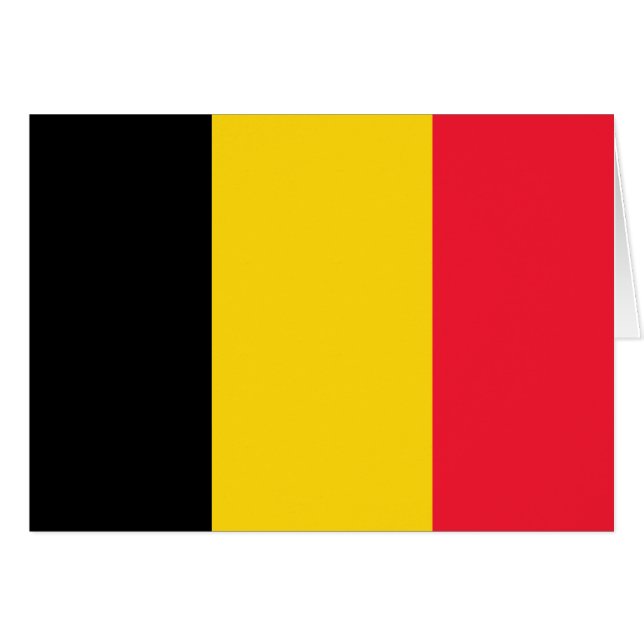 Vlag van hoge kwaliteit voor België (Voorkant Horizontaal)