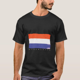 Vlag van Holland met Nederlandse ONDerschrift T-shirt