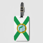 Vlag van Hollywood, Florida Bagagelabel (Voorkant (verticaal))