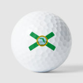 Vlag van Hollywood, Florida Golfballen (Voorkant)
