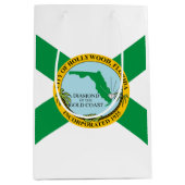 Vlag van Hollywood, Florida Medium Cadeauzakje (Voorkant)