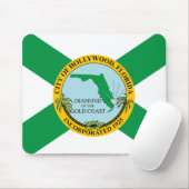 Vlag van Hollywood, Florida Muismat (Met muis)