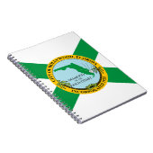 Vlag van Hollywood, Florida Notitieboek (Rechterzijde)