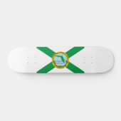 Vlag van Hollywood, Florida Persoonlijk Skateboard (Horizontaal)