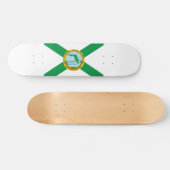 Vlag van Hollywood, Florida Persoonlijk Skateboard (Horizontaal)