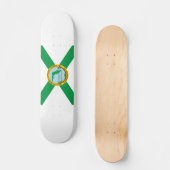Vlag van Hollywood, Florida Persoonlijk Skateboard (Voorkant)