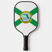 Vlag van Hollywood, Florida Pickleball Paddle (Achterkant)