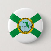 Vlag van Hollywood, Florida Ronde Button 5,7 Cm (Voorkant)
