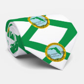 Vlag van Hollywood, Florida Stropdas (Opgerold)