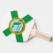 Vlag van Hollywood, Florida Tafeltennisbatje (Zijkant)