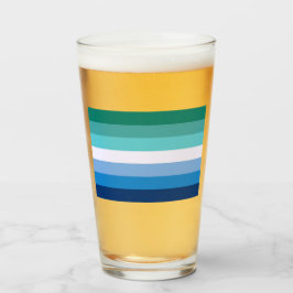 Vlag van homoseksuele mannen (LGBT symbool) (Gay P Glas