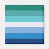 Vlag van homoseksuele Mannen (LGBT-symbool) (Gay P Magneet (Voorkant)