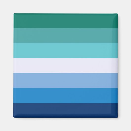 Vlag van homoseksuele Mannen (LGBT-symbool) (Gay P Magneet (Voorkant)