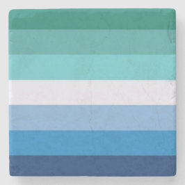 Vlag van homoseksuele mannen (LGBT symbool) (Gay P Stenen Onderzetter