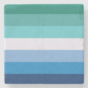 Vlag van homoseksuele mannen (LGBT symbool) (Gay P Stenen Onderzetter