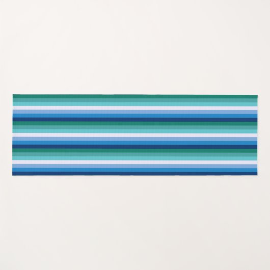 Vlag van homoseksuele Mannen (LGBT-symbool) (Gay P Yogamat (Voorkant (horizontaal))