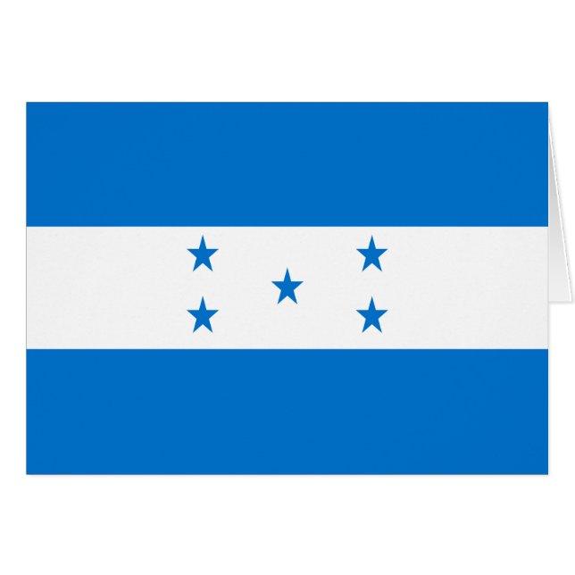 Vlag van Honduras (Voorkant Horizontaal)