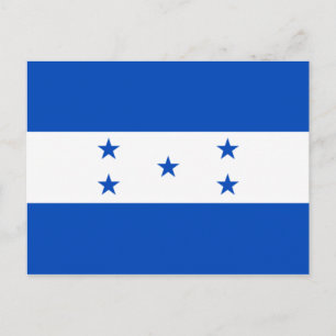 Vlag van Honduras Briefkaart
