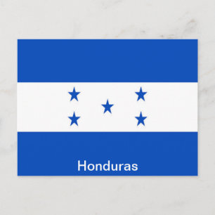 Vlag van Honduras Briefkaart