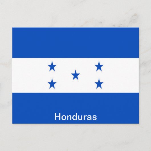 Vlag van Honduras Briefkaart (Voorkant)