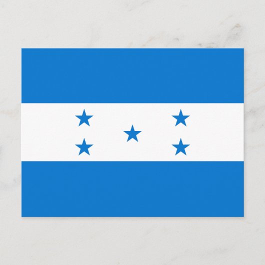 Vlag van Honduras Briefkaart (Voorkant)