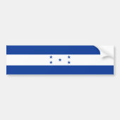 Vlag van Honduras Bumpersticker (Voorkant)