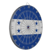 Vlag van Honduras Dartbord (Voorkant Links)