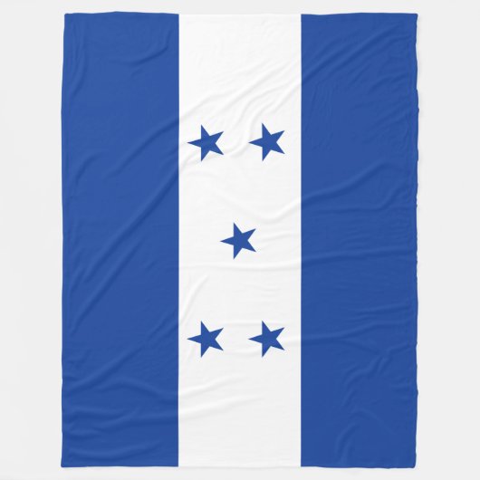 Vlag van Honduras Fleece Deken (Voorkant)