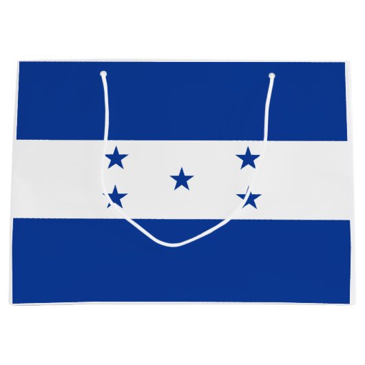 Vlag van Honduras Groot Cadeauzakje (Voorkant)