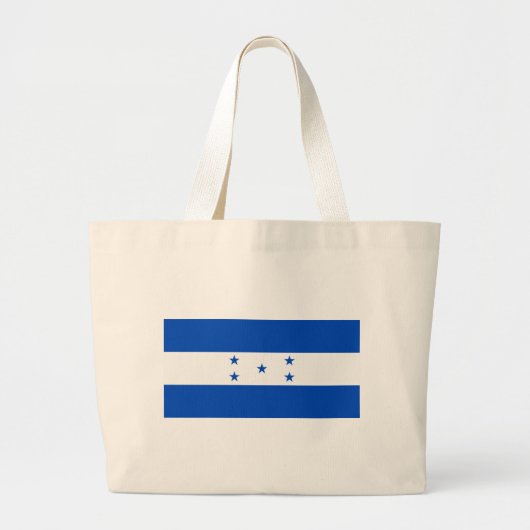 Vlag van Honduras Grote Tote Bag (Voorkant)