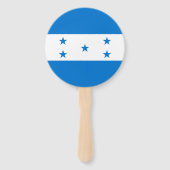 Vlag van Honduras Handwaaier (Achterkant)