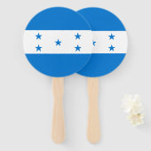 Vlag van Honduras Handwaaier (Voorkant en achterkant)
