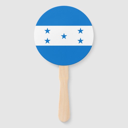 Vlag van Honduras Handwaaier (Voorkant)